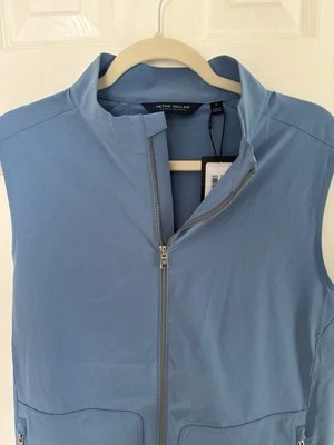Men's Peter Millar Crown Crafted Contour Golf Vest - Blue - Medium - NWT! - Image 1 of 4