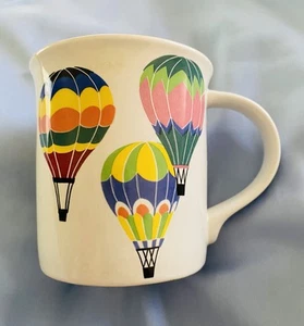80s Vintage Mikasa Hot Air Balloon Mug - Rare Up Up & Away CC116 Coffee Mug - Picture 1 of 3