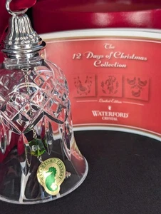 Campana Waterford Crystal 12 giorni di Natale 10 Lords A-Leaping con scatola - Foto 1 di 9