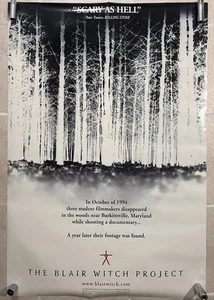 Vintage The Blair Witch Project Original Kino 2-seitiges Poster 40x27 - Bild 1 von 11