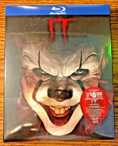 IT Blu-ray 2017 Stephen King Horror Pennywise + Slipcover BRAND NEW HORROR MOVIE - Bild 1 von 6