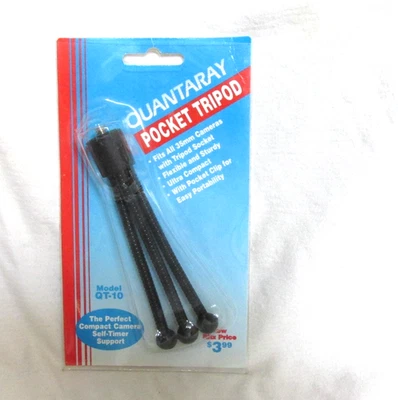 Quantaray Pocket Tripod Model QT 10 - Image 1 of 3