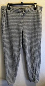 Pantalón de chándal Roots Canada para mujer talla grande blanco y negro geométrico - bolsillos - Imagen 1 de 8