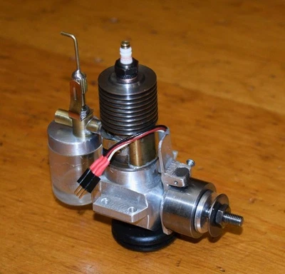 Unknown Scratch Built .19 spark ignition model airplane engine fuel tank vintage - Image 1 of 4