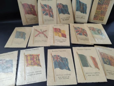 Kensitas British Empire Cigarette Silks Original Sleeves WW2 union jack flag ww1 - Image 1 of 4