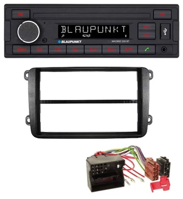 Blaupunkt USB AUX Bluetooth MP3 Autoradio für VW Golf V VI Touran Passat 3C Cadd - Bild 1 von 4