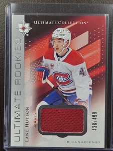 2024/25 Ultimate Lane Hutson Rookie Jersey #/499 Montreal Canaiens - Picture 1 of 1