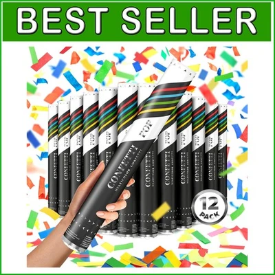 Poppers de fiesta Loud & Fun 16" - Cañones de confeti biodegradables para todas las ocasiones Foto 1 de 4