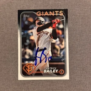 PATRICK BAILEY Signed Autographed 2024 Topps Series 1 One Card SF Giants #194 - Picture 1 of 1