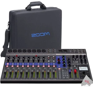 Zoom LiveTrak L-12 - 12-Channel Digital Mixer Multitrack Recorder + Carrying Bag - Picture 1 of 5