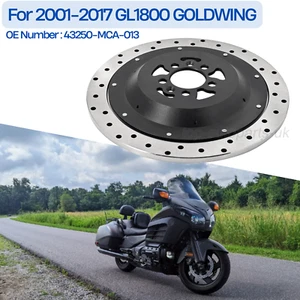 Rear Wheel Brake Caliper Pad Disc Rotor For 01-17 Honda GL1800 Goldwing GL 1800 - Picture 1 of 12
