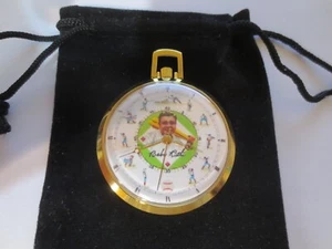 12er Taschenuhr 17J Babe Ruth Werbemotiv Zifferblatt läuft gut. - Bild 1 von 8