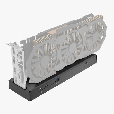 Thunderbolt 3 Mini eGPU Gehäuse kompatibel mit USB4 40Gbps Externes GPU Dock - Bild 1 von 4