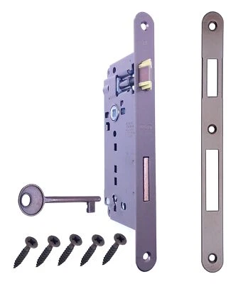 GAMOBIFER Einbauschloss für Innentür AGB Serie Patent Groß Türriegel Einsteckschloss Fr...