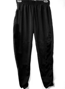 Russell Youth Boys Kids Baseball Pants Elastic Pull Up Size XL Black 90121BK - Picture 1 of 5