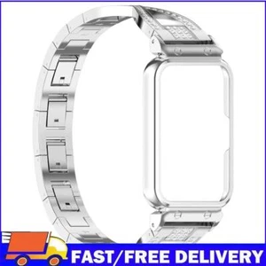 Case+Band Stainless Steel Strap Bracelet for Samsung Galaxy Fit 3 (Silver) - Zdjęcie 1 z 12