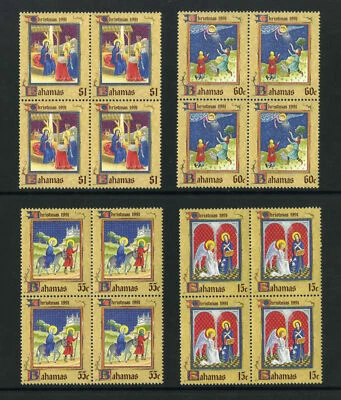 M3939 Bahamas 1991 SG919/22 - 1991 Christmas in blocks of 4. - Изображение 1 из 2