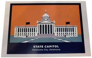 Oklahoma State Capitol Postcard Oklahoma City NEW - Picture 1 of 2