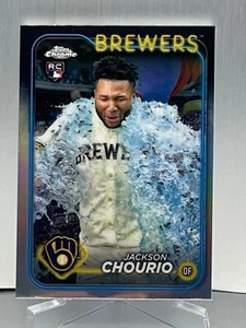 2024 Topps Chrome Update Jackson Chourio RC Image Variation SP #USC18 - Bild 1 von 2