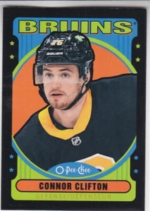 CONNOR CLIFTON 2021-22 OPC O-PEE-CHEE RETRO BLACK #081/100 #472 BRUINS - Picture 1 of 1