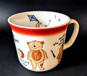Doulton and Company ""Harvey Bear"" feines China ~ Becher ~ handgefertigt & handdekoriert - Bild 1 von 10