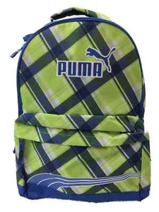 Puma Archetype Canvas Plaid 18" Backpack,School Book Bag Travel Pack - Picture 1 of 1