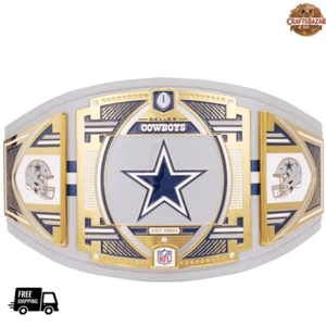 New Dallas Cowboys Legacy Championship Title Belt Replica 2mm Brass Adult Size - Picture 1 of 5