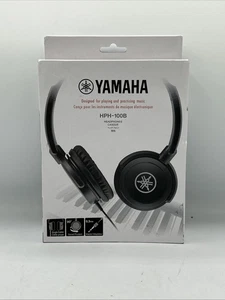 Yamaha HPH-100B komfortable dynamische geschlossene Kopfhörer schwarz - Bild 1 von 4