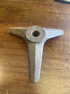 Vintage Cast Iron Flag Holder Base 3 Legged Annin and Co. NY USA - Picture 1 of 15