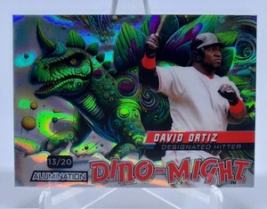 2024 Wild Card Dino-Might Alumination David Ortiz 13/20 Boston Red Sox - Picture 1 of 2