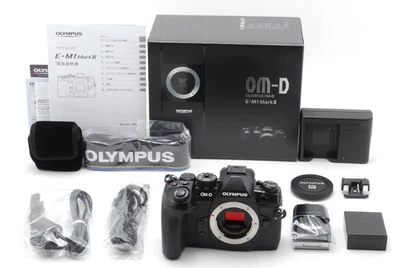 [Mint] OLYMPUS OM-D E-M1 Mark II 20.4 MP Digital Camera w/Box Strap Flash #1833 - Image 1 of 4