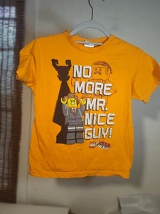 The LEGO Movie - No More Mr. Nice Guy - Boys Graphic T-Shirt - Size Medium 8 - Picture 1 of 4