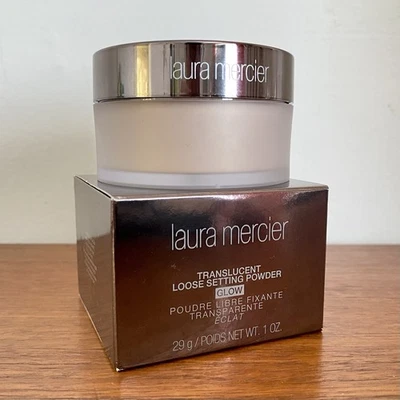 DISCONTINUED & RARE Laura Mercier GLOW Translucent LOOSE Setting POWDER ~ Sealed - Image 1 of 4