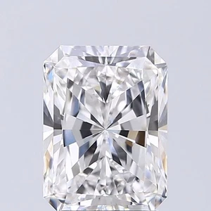 Cert. Diamante AGI 2,27 carati taglio radiante naturale estratto colore D sfuso VS1 chiarezza - Foto 1 di 2