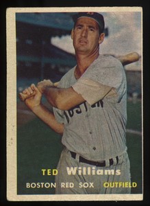 1957 TOPPS Ted Williams #1 VG EX
