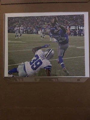 Foto sin firmar de los Gigantes de Nueva York Odell Beckham Jr 8x10 Foto 1 de 2
