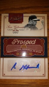 2011 Prime Cuts Prospect Signatures Gold #SG Sean Gilmartin