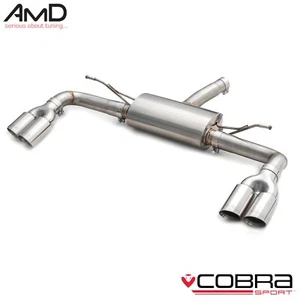 Cobra Sport Exhaust Focus ST-Line 1.0 EcoBoost Quad Exit Rear Box FD152 - Picture 1 of 13