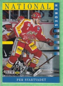 1997-98 UD Collector's Choice Swedish National Heroes #204 Per Svartvadet MoDo