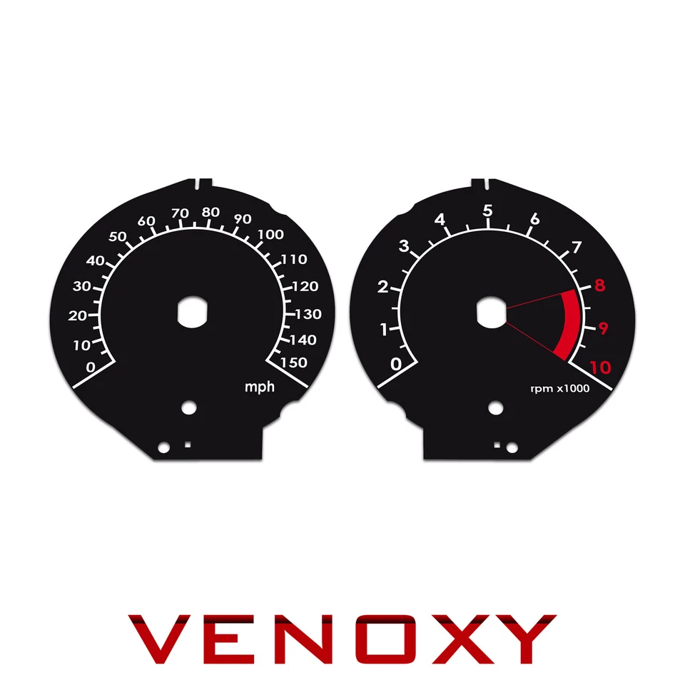 BMW R1200 RT 2005-2009 Gauge Faces MPH NEGRO Foto 1 de 1