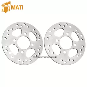 2 x Front Brake Disc Rotor for Kawasaki KFX450 FX450R 2008-2014 KFX700 2004-2011 - Picture 1 of 8