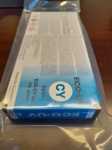 Roland EUV-CY Cyan Ink Cartridge Version 2 (220ml.) Exp 09/24/2024 - Picture 1 of 2
