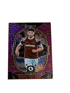 2022 Select Premier League EPL Declan Rice #91 Terrace Purple Mojo Prizm - Picture 1 of 1