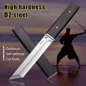 Handmade Samurai Sword Ninja Japanese Katana Full Tang Carbon Steel Blade Sharp - Picture 1 of 27