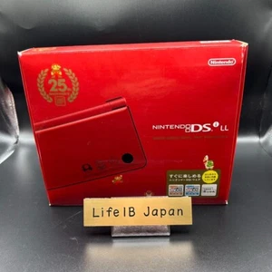 Nintendo DSi LL Red Console Super Mario 25th Anniversary Edition JP Import RARE - Picture 1 of 7