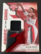 2015-16 Totally Certified Fabric of the Game Jersey Red Scottie Pippen ed/199