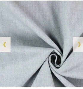 Prestigious Textiles Grey Plain 85% Polyester 15% Cotton 7141Roll 33mts RRP £850 - Picture 1 of 6