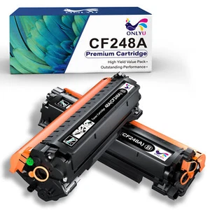 2PK CF248A 48A Toner Cartridges Replacement for LaserJet Pro M15a M16a M16w M28w - Picture 1 of 6