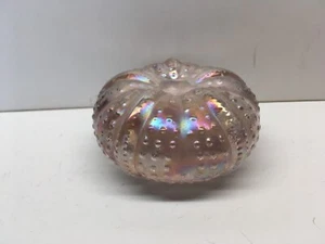 Vintage Art Glass Carnival Glass Sea Urchin Paperweight 3/5” - Picture 1 of 7