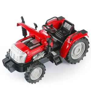 6.1" Farm Toy Tractor Trailer Toy Car Diecast Toy Vehicle Kids Boys Gift Red - Picture 1 of 7